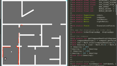 Webots LiDAR Visualizer + Pathfinding Controller-banner